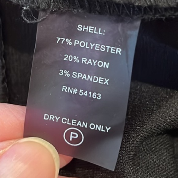 Women’s Calvin Klein Sheath Dress Keyhole Neck Back Zip Womens sz 8 Black - Picture 6 of 6